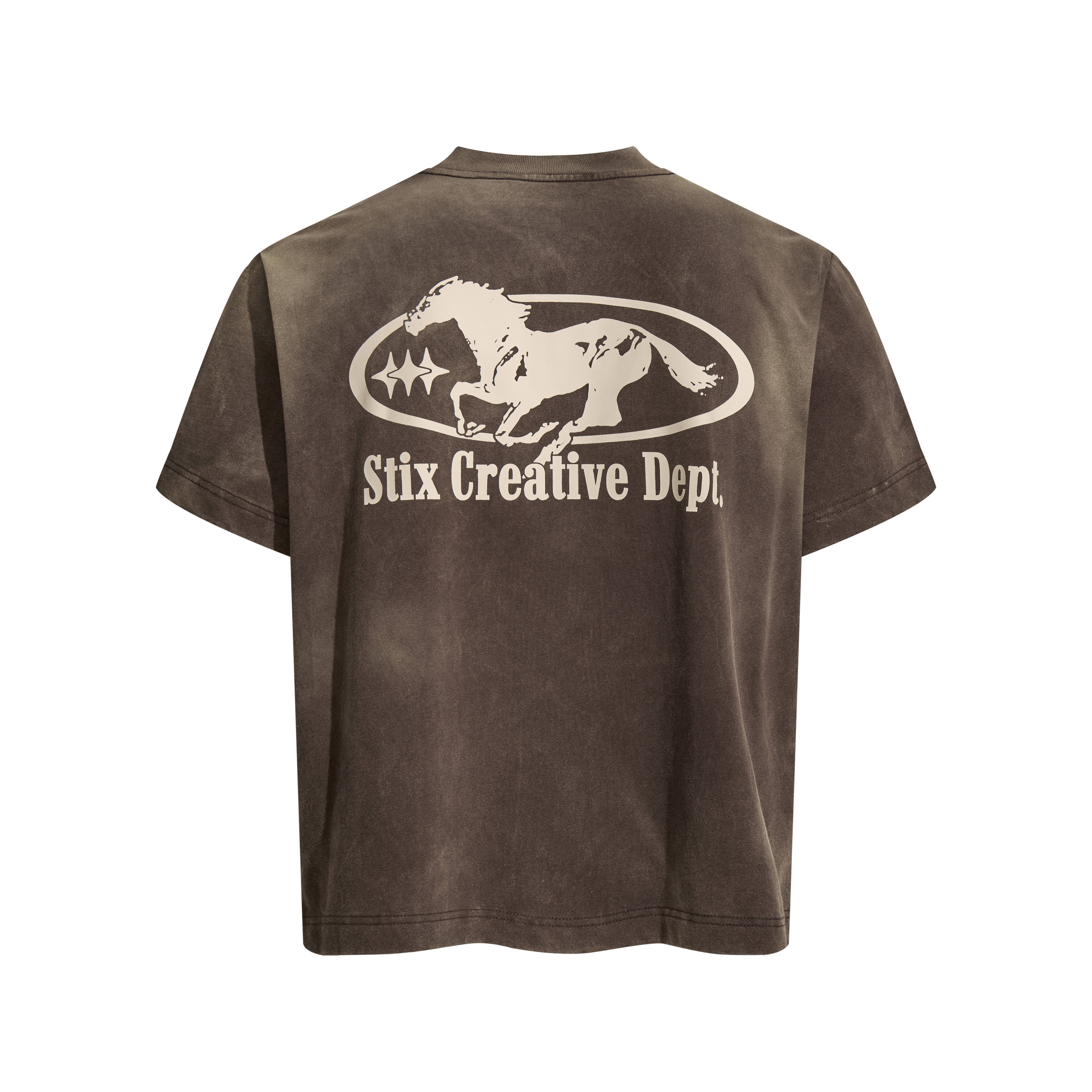 Embrace The Chaos Tee - mocha wash